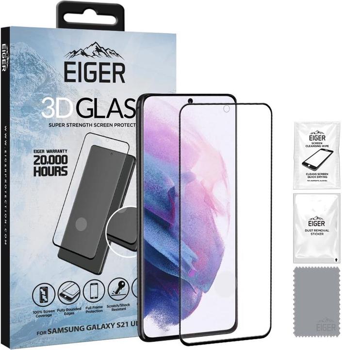 Produktbild Eiger Mountain Glass Clear Edge (1 Stück, Samsung Galaxy S21 Ultra)