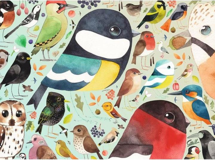 Actual product image Ravensburger Matt Sewell's Our British Birds Jigsaw Puzzle 500 Piece(s) Animals (500 pieces)