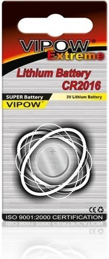 Vipow Bateria Extreme CR2016 1sztpcs (1 Stk., CR2016)