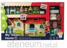 Produktbild Adar Puppenhaus mit Figuren und Möbellicht