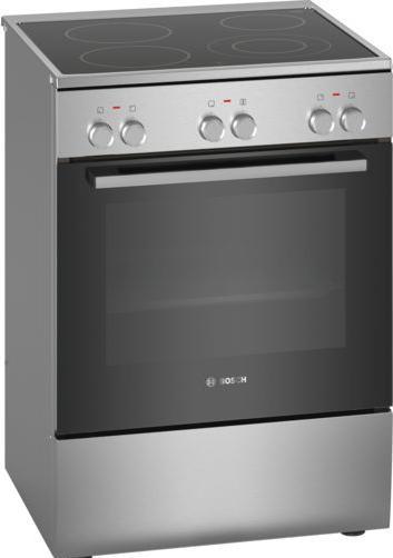 Produktbild Bosch Hausgeräte Bosch HKA090150 - Serie 4 - Vrijstaand fornuis - Keramisch - RVS - 3D Hetelucht - Energielabel A