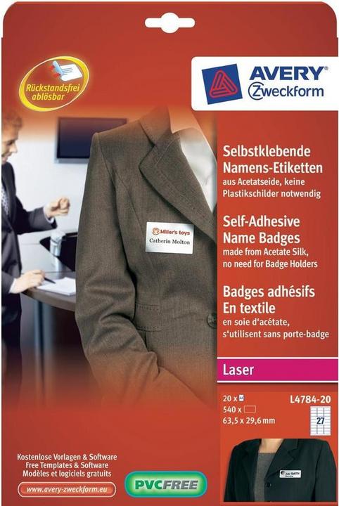 Productafbeelding Avery Naam etiketten