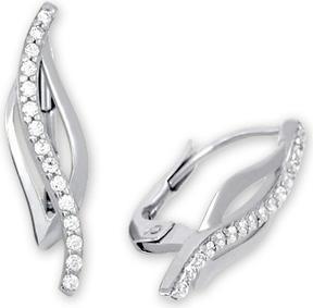 Brilio Elegant white gold earrings 745 239 001 00579 0700000