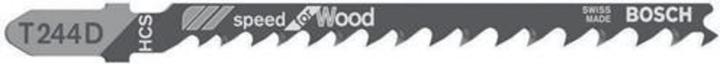 Actual product image Bosch Professional Zubehör Jigsaw blade T 244 D Speed for Wood, 100-pack