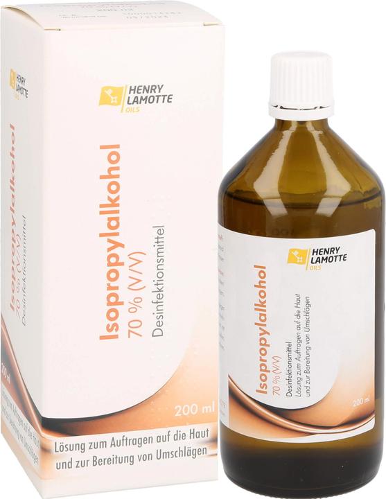 Produktbild HENRY LAMOTTE OILS Isopropylalkohol 70 % Desinfektionsmittel Lösung, 200 ml Lösung (200 ml)