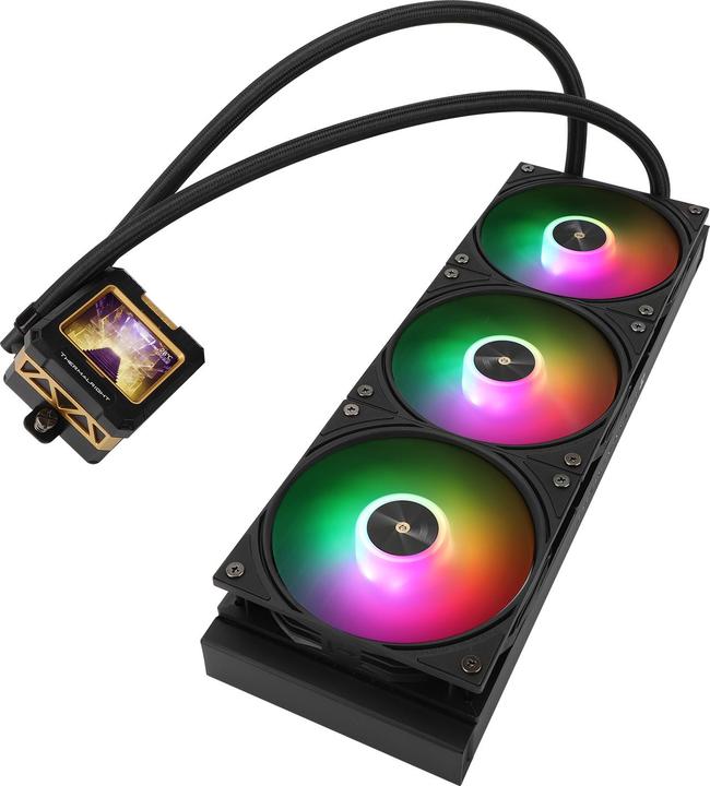 Actual product image Thermalright Frozen Warframe 360 Black ARGB - AIO, 360mm, LCD