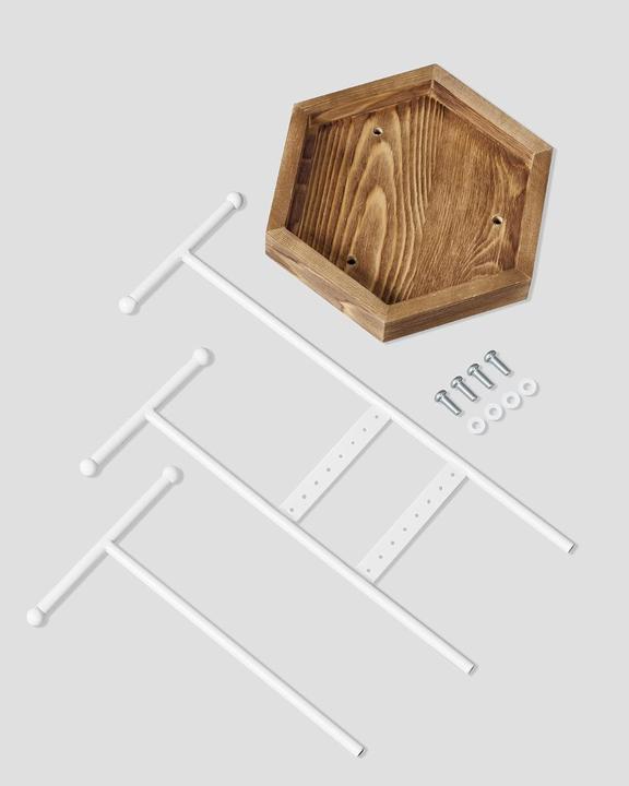Produktbild Songmics Schmuckhalter 36 cm, Weiss-Natur