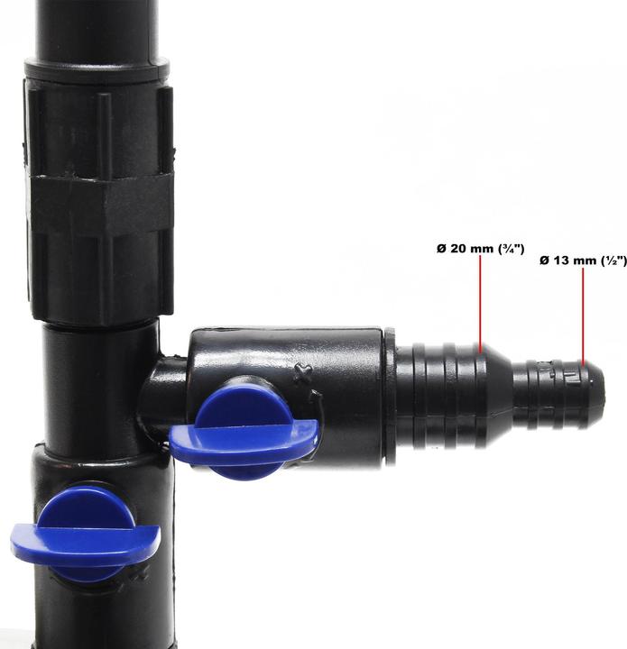 Produktbild Wiltec Edelstahl Springbrunnenpumpe 50W 1750l/h Teichpumpe Aufsatz Aquariumpumpe