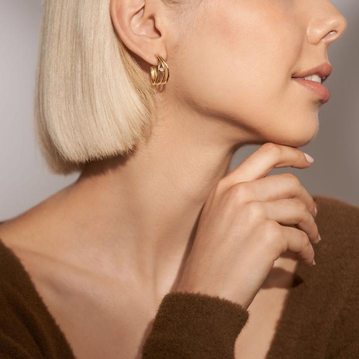 Image du produit Skagen Kariana Waves Boucles d'oreilles (Acier inoxydable)