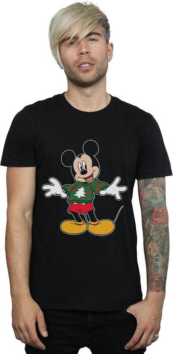 Immagine prodotto Disney Mickey Mouse Christmas Jumper Stroke Maglietta Uomo (4XL)