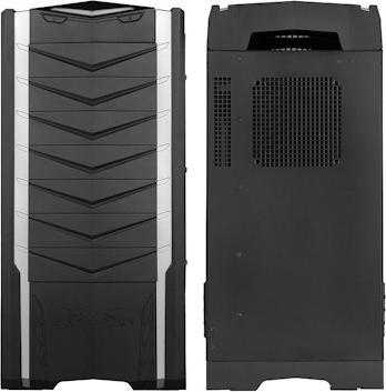 Actual product image Silverstone SST-RV03B-WA Raven 3 Big-Tower - black/grey (ATX, E-ATX)