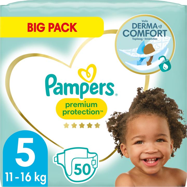 Produktbild Pampers Premium Protection (Gr. 5, Tragepack, 50 Stück)