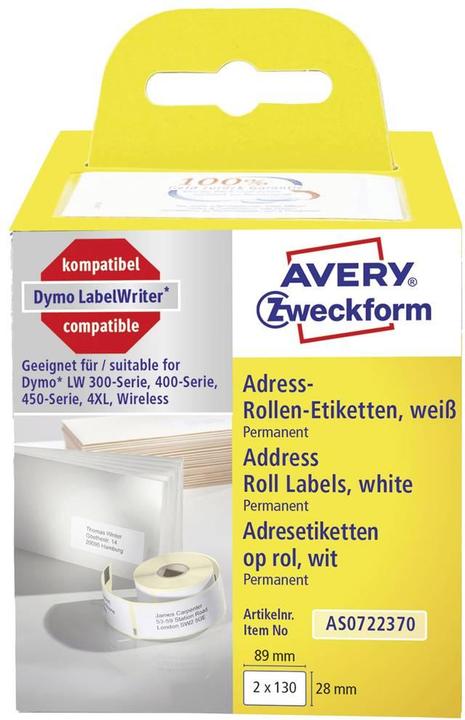 Produktbild Avery Rollenetiketten