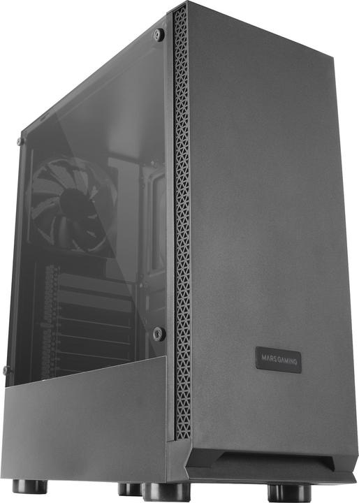 Produktbild Mars Gaming Boitier Moyen Tour Atx Mc-Mcn2 Avec Panneau Vitré (Noir) (mATX, Mini-ITX, ATX)