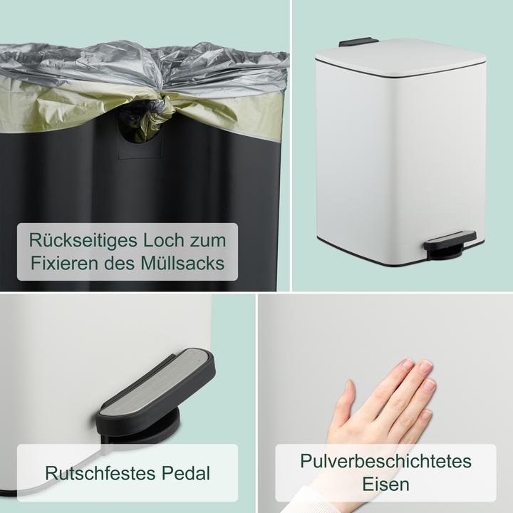 Actual product image Relaxdays Waste bin 20L (20 l)