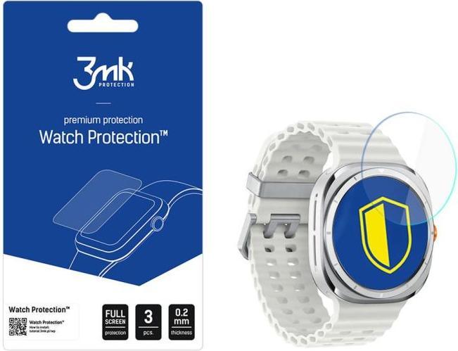 Actual product image 3MK FlexibleGlass Watch Garmin Fenix 8 Amoled 43mm Szkło Hybrydowe