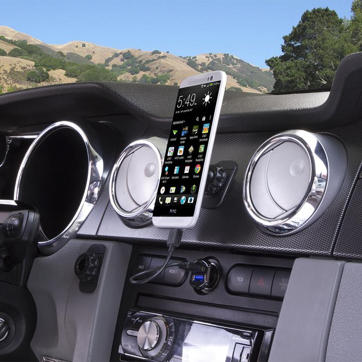 Immagine prodotto Scosche reVOLT 12W + 12W doppia USB Caricabatterie da auto, iPad