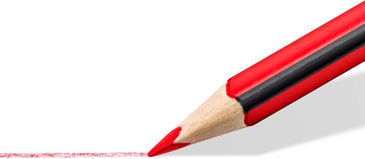Actual product image Staedtler Coloured pencil (Orange, Green, Brown, Black, Dark Blue, Red, Yellow, Dark Green, Blue, 12 x)