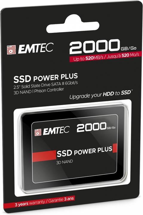Produktbild Emtec X150 Power Plus (2000 GB, 2.5")