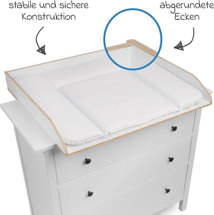 Produktbild jonka Wickelkommoden Wickelaufsatz für IKEA Hemnes Kommoden -