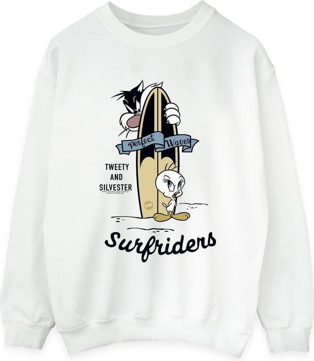 Image du produit Looney Tunes - Sweat TWEETY AND SYLVESTER PERFECT WAVES - Femme (S)