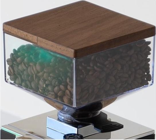 Eureka Couvercle en bois Mignon pour réservoir à grains, chêne