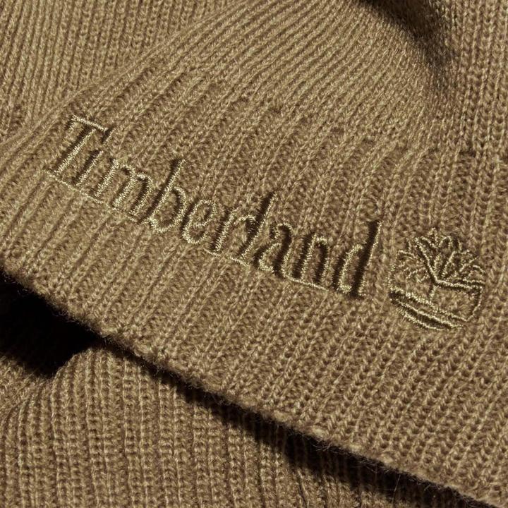 Actual product image Timberland Mens Logo Knitted Beanie (One size)