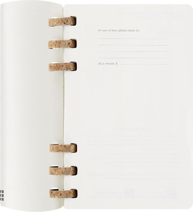 Productafbeelding Moleskine 12-maandenplanner met spiraalbinding, L/A5, zachte kaft, zwart (A5, Engels)