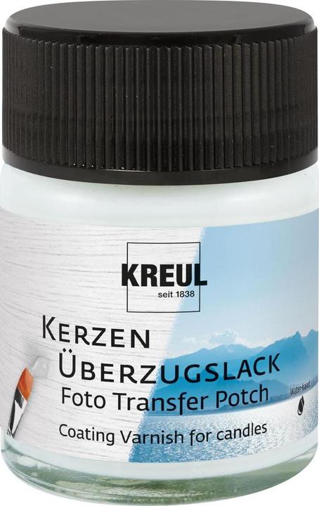 Produktbild Kreul Foto Transfer POTCH šberzugslack fr Kerzen, 50 ml (Transparent, 50 ml)