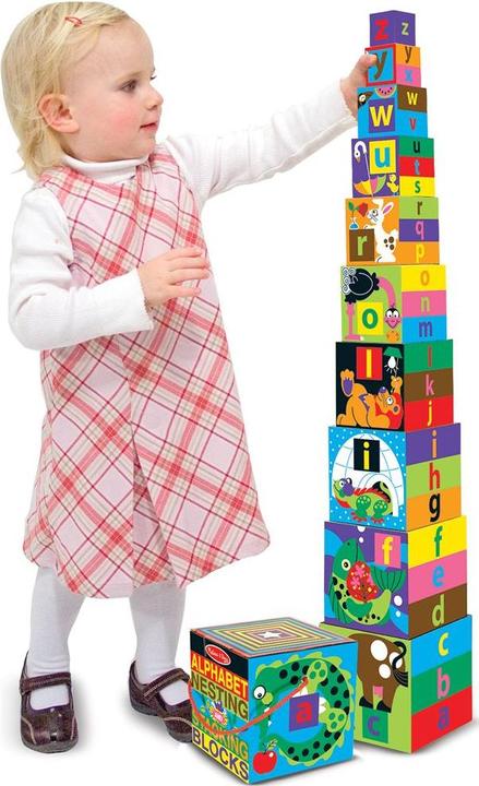 Image du produit Melissa & Doug Cubes à empiler - alphabet anglais