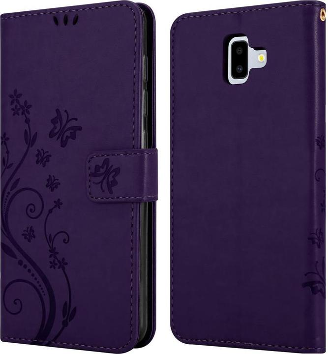 Image du produit Cadorabo Couverture du livre de fleurs (Samsung Galaxy J6+)