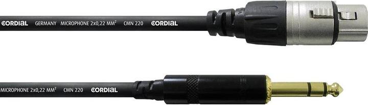 Actual product image Cordial Cfm 3 Fv (3 m, XLR, 6.3mm jack)