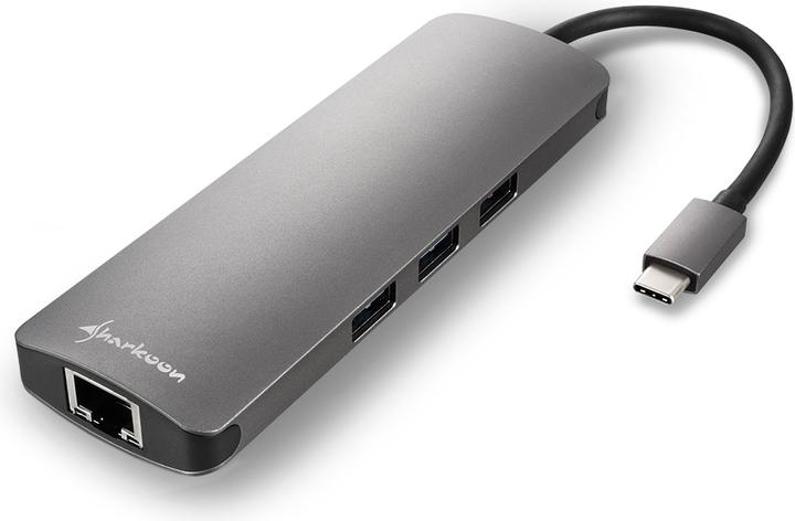 Productafbeelding Sharkoon Combo (USB-C, 1 Havens)
