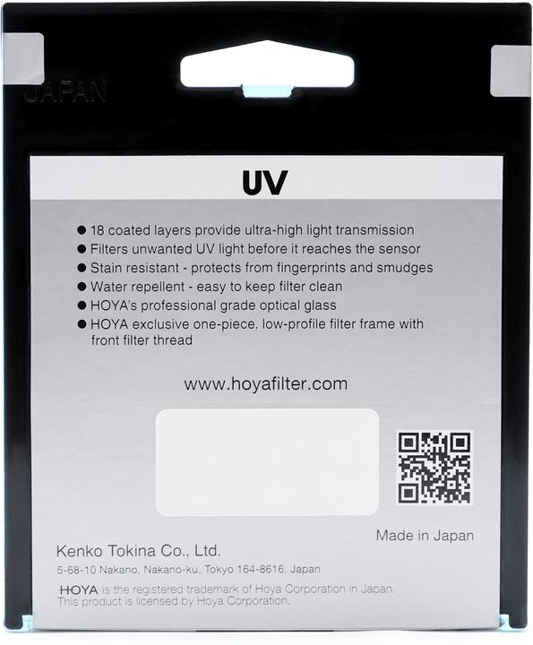 Produktbild Hoya Fusion One UV Filter (58 mm, UV-Filter)
