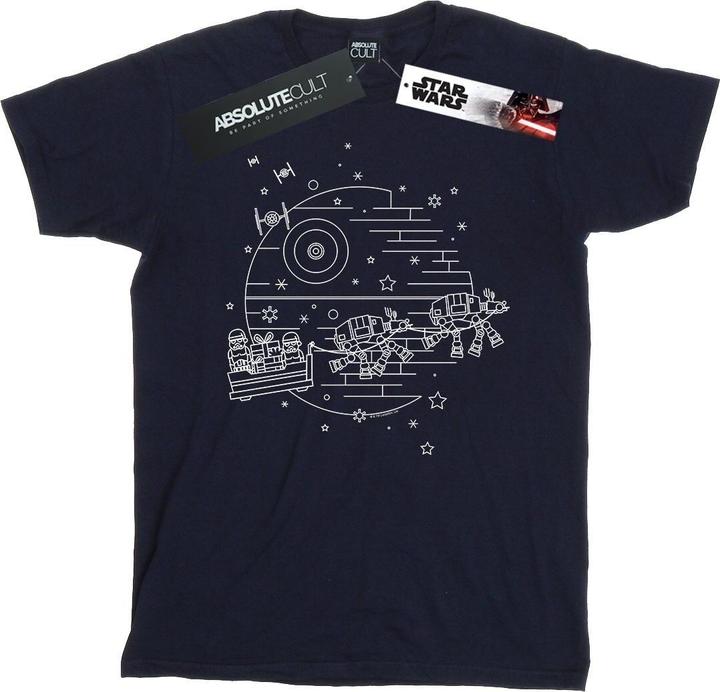 Star Wars Death Star Sleigh TShirt (XL)