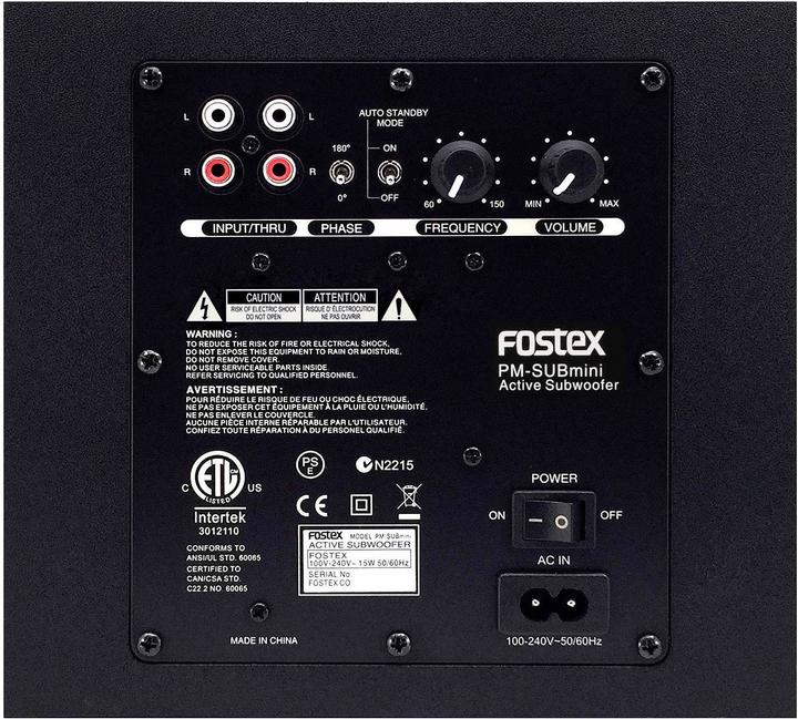 Produktbild Fostex PM-SUBmini2 (Subwoofer aktiv, 1 Stk., 1x 50 W)
