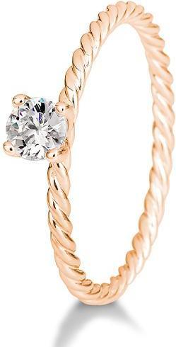 Breuning Verlobungsring Kordel (56, 585/14 K Gold)