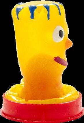 Image du produit Erco Préservatif anti-fuite en latex jaune avec motif "tête plate (1 pcs)