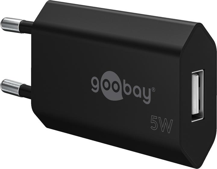 Actual product image Goobay USB A charger slim (5 W)