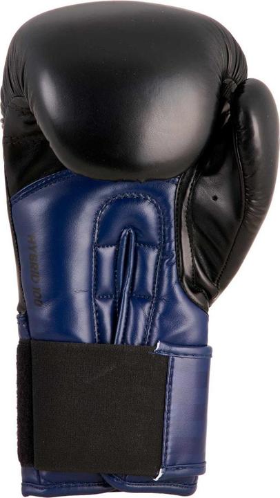 Actual product image adidas Boxing gloves Hybrid 100, black/myst. blue, ADIH100 (10 OZ)
