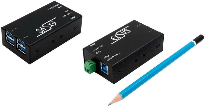Produktbild Exsys USB 3.2 HUB 4-Port Gen1 (USB-B, 4 Ports)