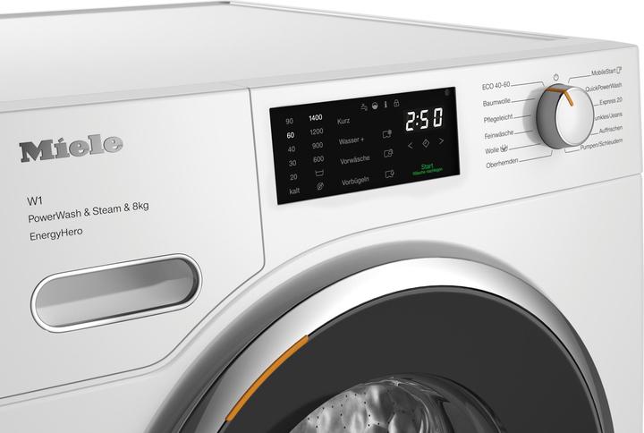 Produktbild Miele Waschmaschine WWE380 WPS PowerWash & Steam & 8kg (8 kg, Rechts)