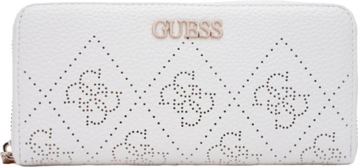 Guess Amara, Textile Wallet, Logo Detail, SWSG6995460, White, For Women