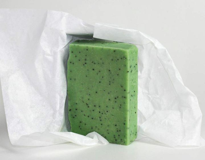 Actual product image I want you naked Shower soap with peeling effect MINT & MOHN