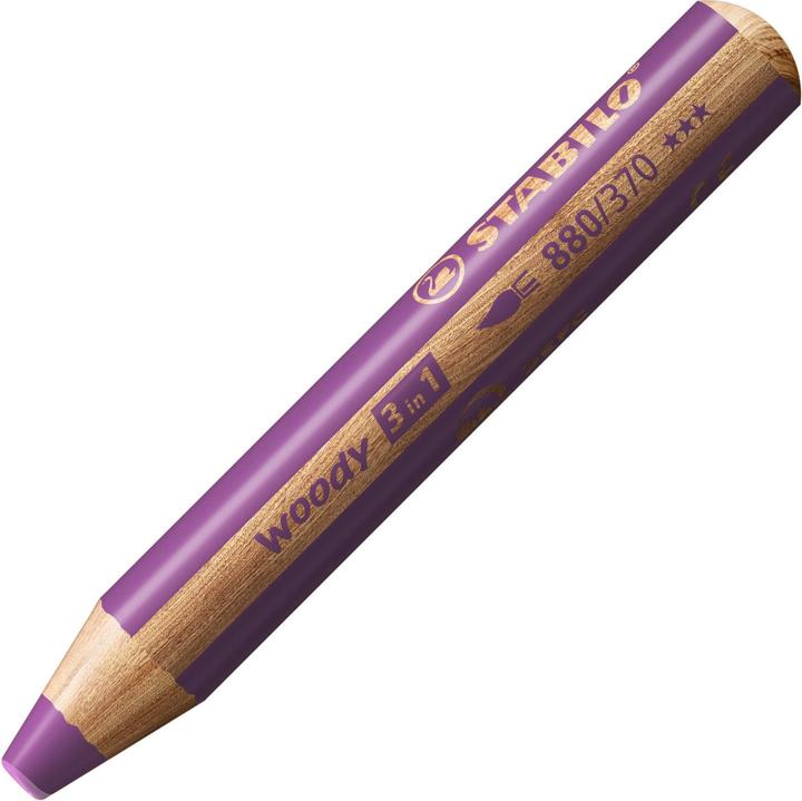 Image du produit STABILO woody 3 en 1 crayon de couleur (Bruyère, 1 x)