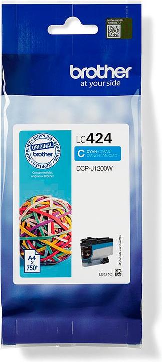 Produktbild Brother LC-424C Tintenpatrone – Cyan (C)