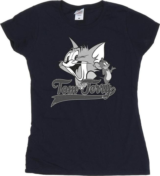 Tom & Jerry Greyscale Square TShirt (L)