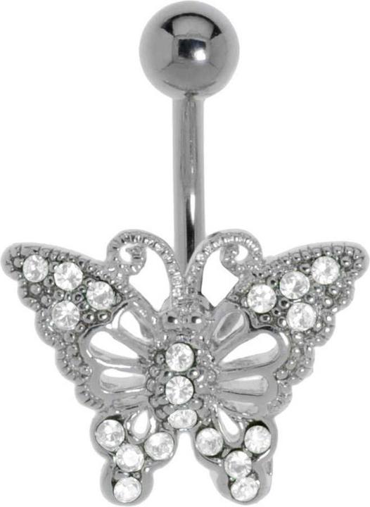 Bijouteria Bauchpiercing (Messing, Kristall, Edelstahl)