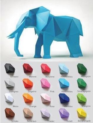 Actual product image Liebesreh ELEFANT ROSA - Craft set elephant pink