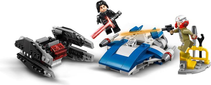 Actual product image LEGO A-Wing vs. Tie Silencer Microfighters (75196, LEGO Star Wars)
